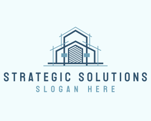  Architecture Plan Structure logo design