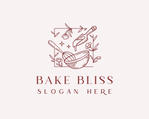 Floral Baking Pastry logo design