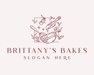 Floral Baking Pastry logo design