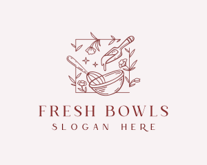 Floral Baking Pastry logo design