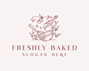 Floral Baking Pastry logo design