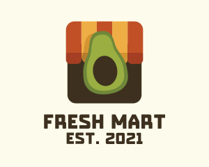 Avocado Fruit Stall logo design