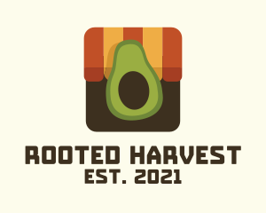 Avocado Fruit Stall logo design