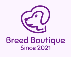 Purple Pet Dog logo