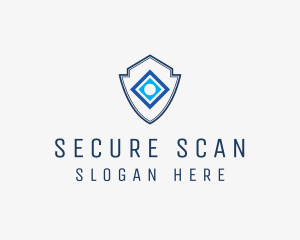 Minimalist Security Shield logo design