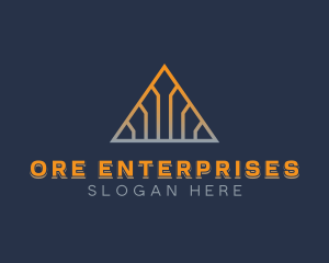 Generic Pyramid Enterprise logo design