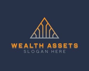 Pyramid Asset Management logo design