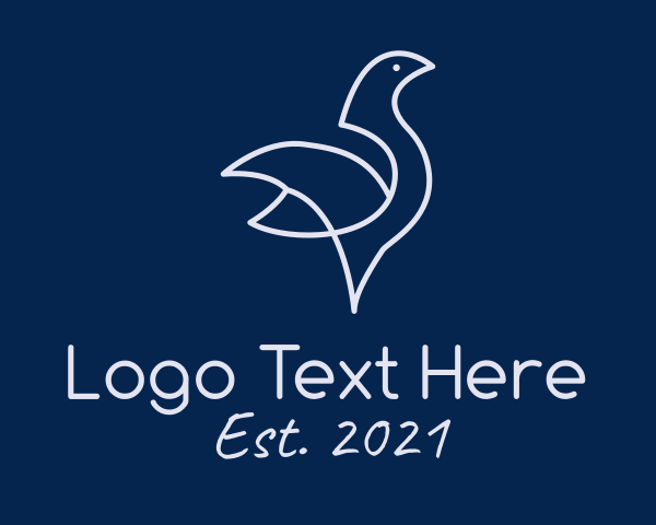 Birdwatching logo example 1