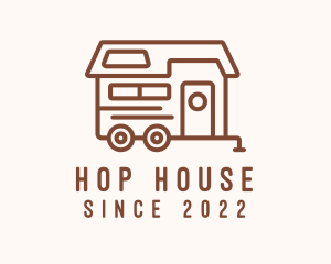 Camper Van House logo design