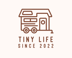 Camper Van House logo design