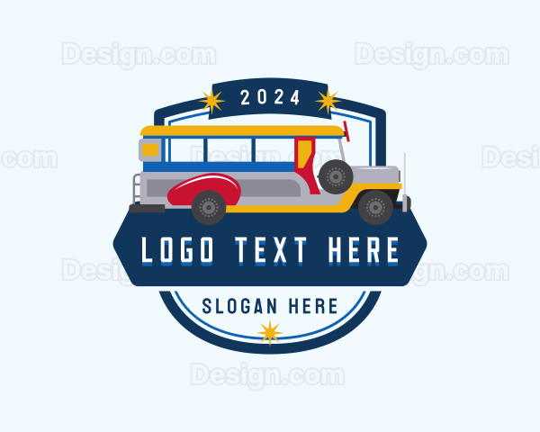 Public Transportation Jeepney Logo