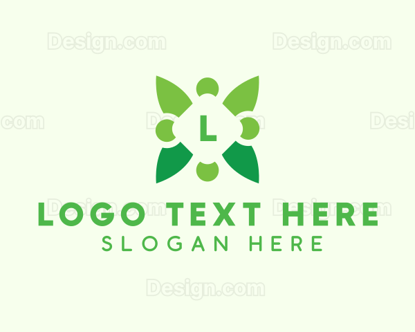 Organic Leaf Plant Logo