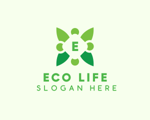 Organic Leaf Plant logo design