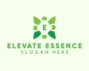 Organic Leaf Plant logo