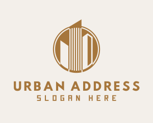 Urban Building Towers logo design