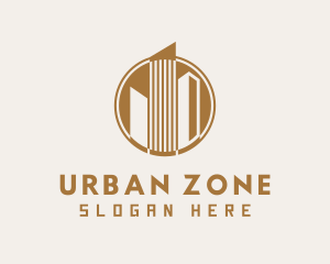 Urban Building Towers logo design