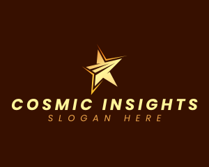 Cosmic Shooting Star  logo design