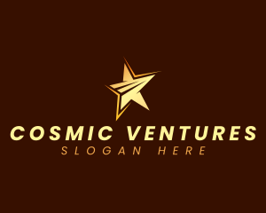 Cosmic Shooting Star  logo design