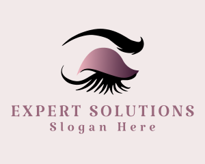 Salon Beauty Eyelash logo design