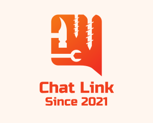 Handyman Tools Chat logo design