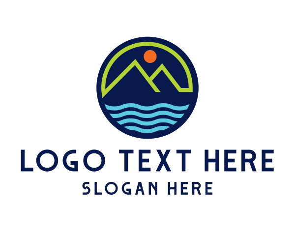 Mountain Climbing logo example 3