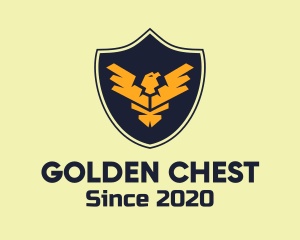 Golden Eagle Badge logo design