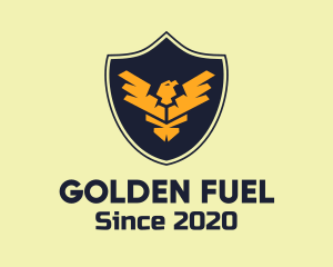 Golden Eagle Badge logo design