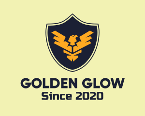 Golden Eagle Badge logo design