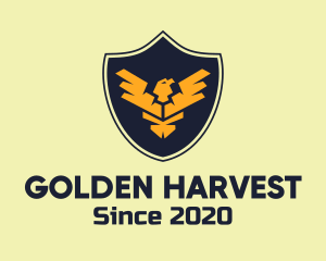 Golden Eagle Badge logo design