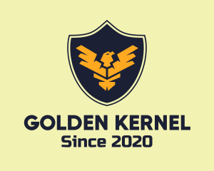 Golden Eagle Badge logo design