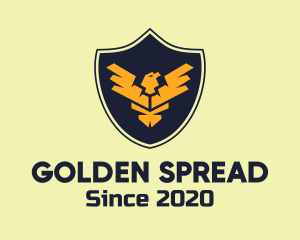 Golden Eagle Badge logo design