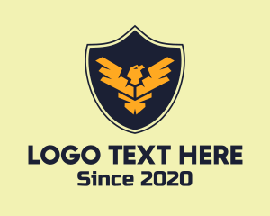 Eagle - Golden Eagle Badge logo design