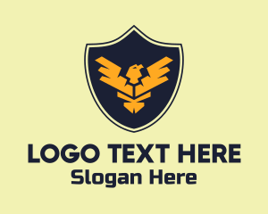 Golden Eagle Badge Logo
