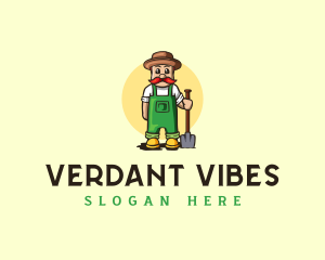 Shovel Gardening Gardener logo