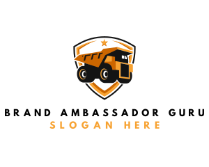 Logistics Dump Truck logo design