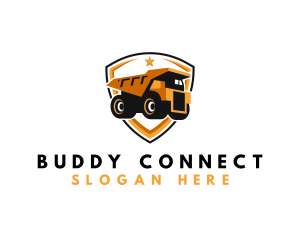 Logistics Dump Truck logo design