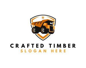 Logistics Dump Truck logo design