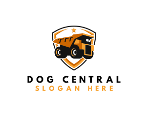 Logistics Dump Truck logo design