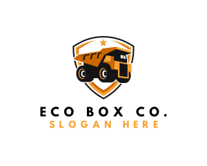 Logistics Dump Truck logo design