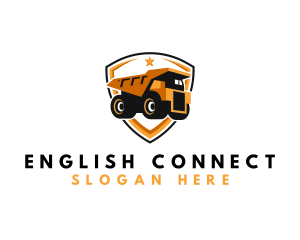 Logistics Dump Truck logo design