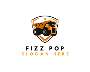 Logistics Dump Truck logo design