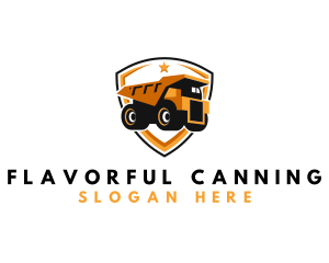 Logistics Dump Truck logo design