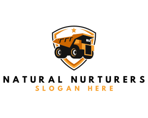 Logistics Dump Truck logo design