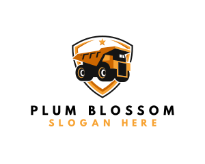 Logistics Dump Truck logo design