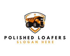 Logistics Dump Truck logo design