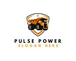 Logistics Dump Truck logo design