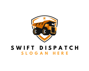 Logistics Dump Truck logo design