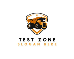 Logistics Dump Truck logo design