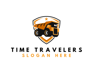 Logistics Dump Truck logo design