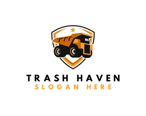 Logistics Dump Truck logo design